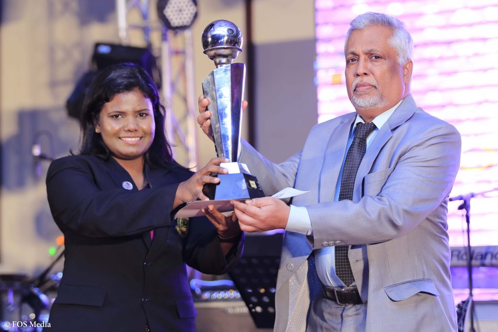Mr. S. T. Walpita Challenge cup for the most outstanding Sportswoman of the year - O. M. K. Perera
