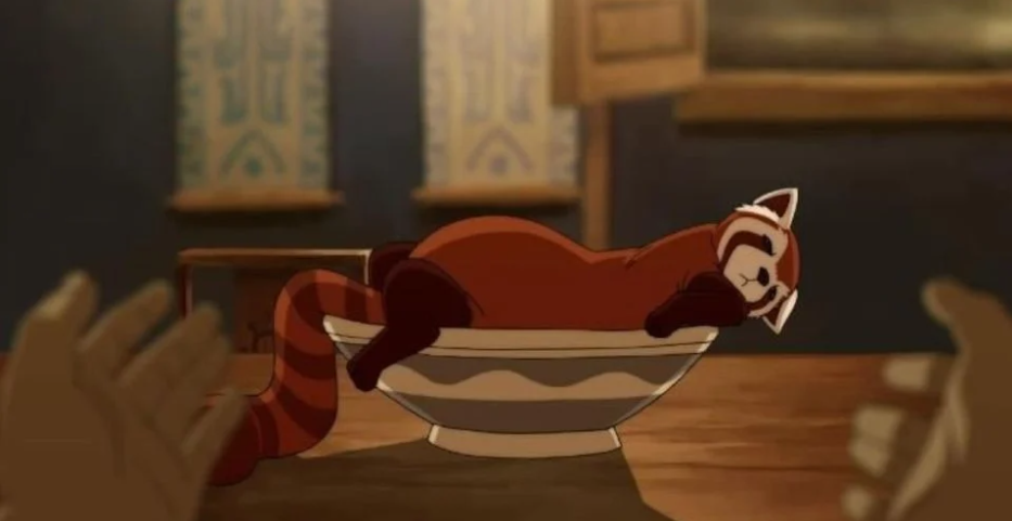 Pabu from "The Legend of Korra" inspired by Red Panda.