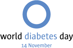 World Diabetes day logo.